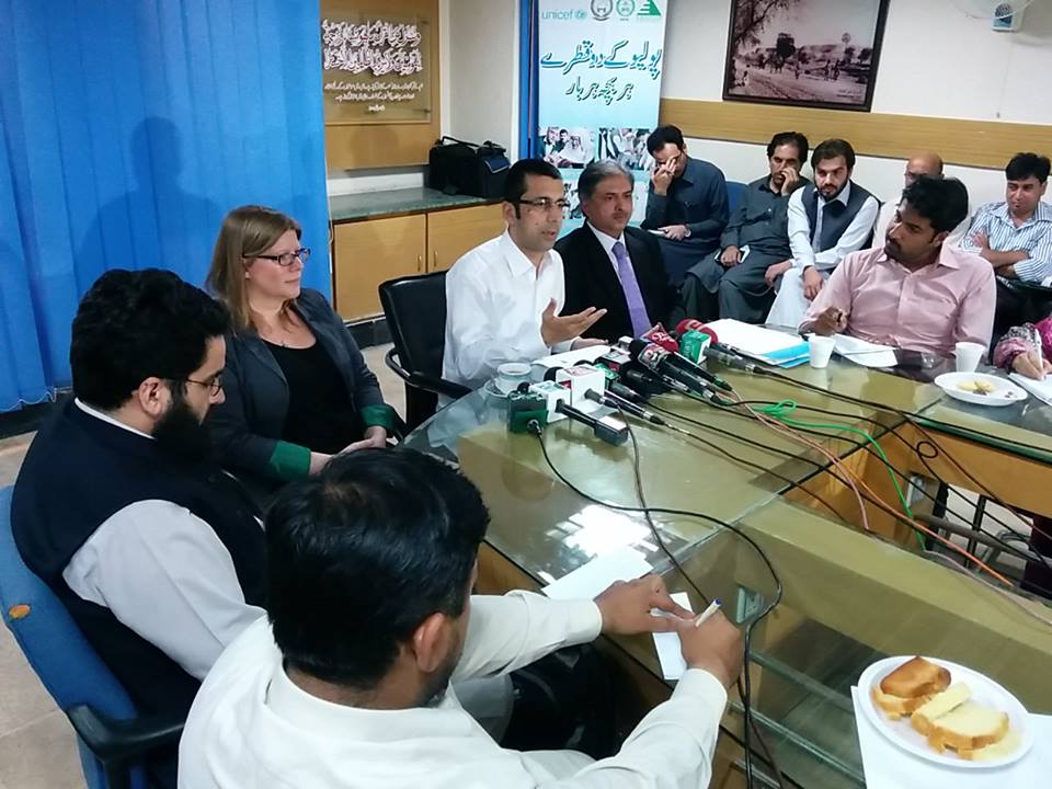 Shahram Khan Tarakai at the Press Conference